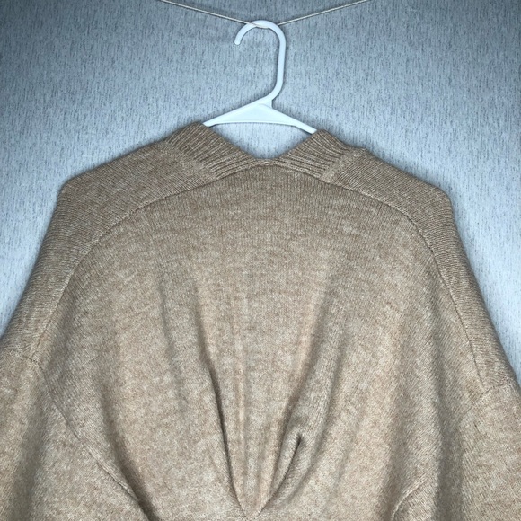 ASTR The Label Alpine Cardigan Women's XS Oatmeal Wool Blend Oversize Chunky - Picture 9 of 15